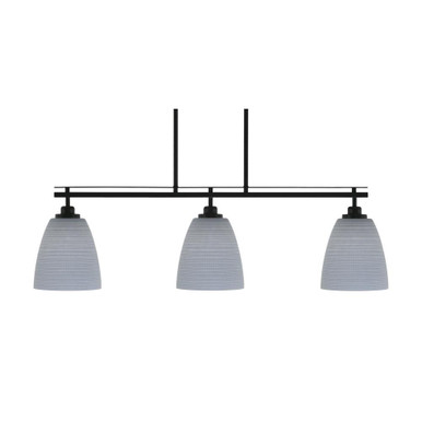 Odyssey 3 Light Oversized Island Pendant 11.5 Inch Tall by Toltec - 2636-MB-4072