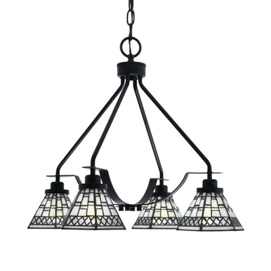 Odyssey 3 Light Downlight Chandelier 20.5 x 19.75 Inch by Toltec  - 2604-MB-9105