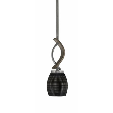 Monterey 1 Light Mini Pendant 12.75 x 4 Inch by Toltec 2901-GPDW-4029 - 2901-GPDW-4029