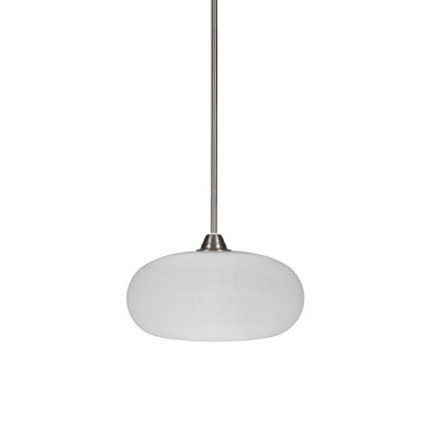 Paramount 1 Light Medium Pendant 11 Inch Tall by Toltec - 3401-BN-216