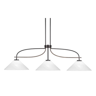 Monterey 3 Light Island 14.5 x 16 Inch by Toltec  - 2936-MBDW-2161