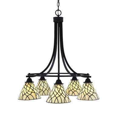 Paramount 5 Light Medium Transitional Chandelier by Toltec - 3415-MB-9115