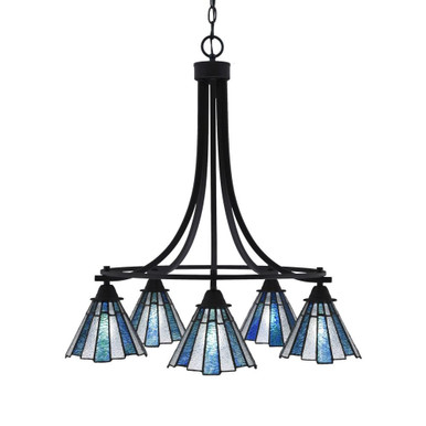 Paramount 5 Light Medium Round Chandelier by Toltec - 3415-MB-9325