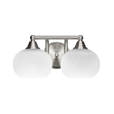 Paramount 2 Light Vanity Light 15.25 Inch Wide by Toltec - 3422-BN-212