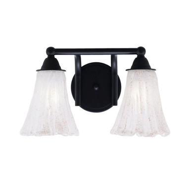 Paramount 2 Light Vanity Light 8.5 Inch Tall by Toltec - 3422-MB-729