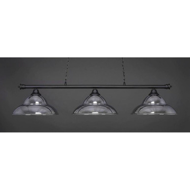 Oxford 3 Light Large Island Pendant 55.75 Inch Length by Toltec - 373-MB-429-CH