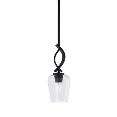 Cavella 1 Light Mini Pendant 13.25 Inch Tall by Toltec - 3901-MB-210