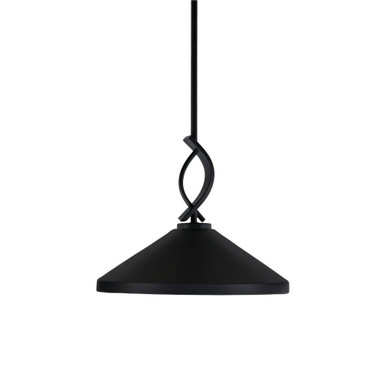 Cavella 1 Light Medium Pendant 14 Inch Wide by Toltec - 3901-MB-424