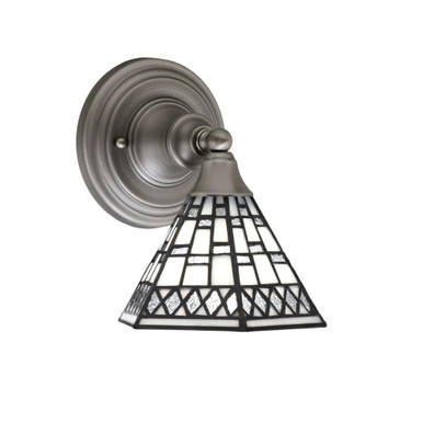 Any 1 Light Wall Sconce 7.5 Inch Wide by Toltec - 40-BN-9105