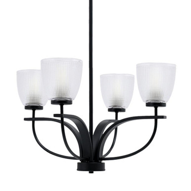 Cavella 4 Light Chandelier 13.5 x 22.75 Inches Wide by Toltec  - 3904-MB-500