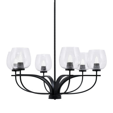 Cavella 6 Up Light Large Chandelier by Toltec - 3906-MB-4810