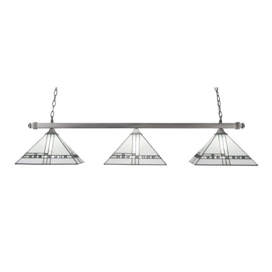 Square 3 Light Oversized Island Pendant by Toltec - 403-BN-955