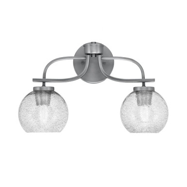 Cavella Two Light Vanity Light 17.5 Inch Length by Toltec - 3912-GP-4102
