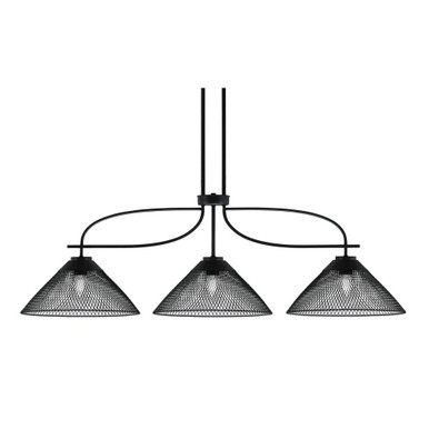 Cavella 3 Light Medium Island Pendant 46 Inch Length by Toltec - 3936-MB-808