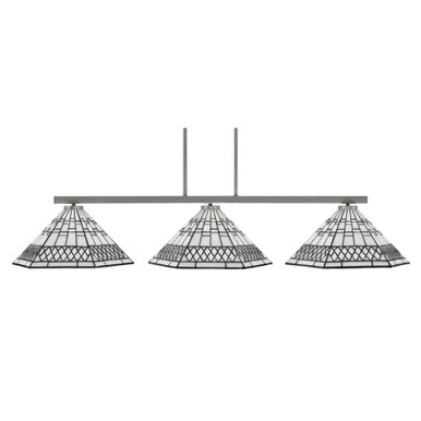 Atlas 3 Light Large Island Pendant 9.5 Inch Tall by Toltec - 4523-GP-910
