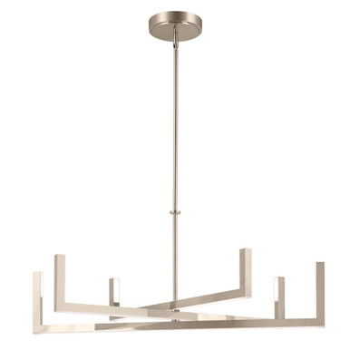 Priam 6 LED Light Oversized Chandelier by Elan - 84328