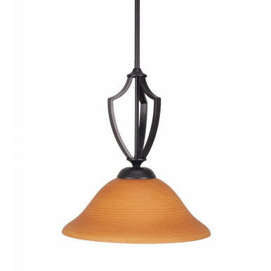 Zilo 1 Light Medium Pendant by Toltec - 562-MB-624