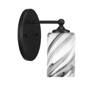 Capri 1 Light Wall Sconce 9.5 In Tall by Toltec - 5911-MB-3009