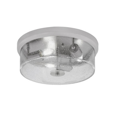 3 Light Flush Mount 5.5 x 14 Inches by Toltec  - 834-BN-0