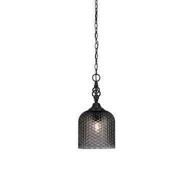 Elegante 1 Light Small Pendant 16 Inch Tall by Toltec - 82-MB-4912