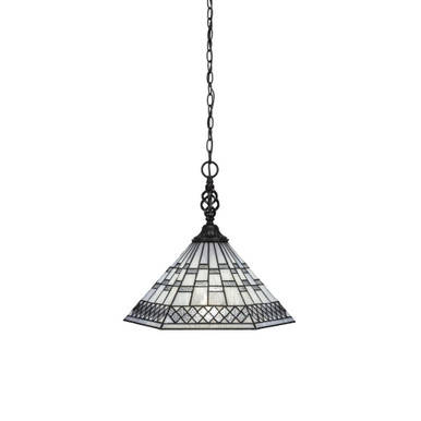 Elegante 1 Light Pendant 16 x 16 Inch by Toltec 82-MB-910 - 82-MB-910