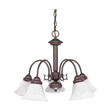Ballerina Five Light Chandelier 24 x 18 Inches by Nuvo - 60/183