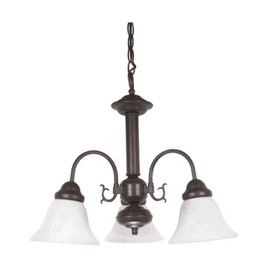 Ballerina Three Light Chandelier 20 In Wide by 17 In High by Nuvo - 60/184