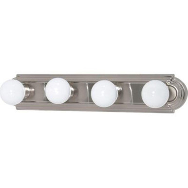 Four Light Vanity Racetrack Style 24 x 4.75 Inch by Nuvo 60/301