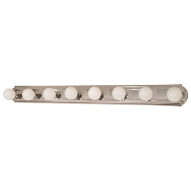 Eight Light Vanity Racetrack Style 48 Inch Wide by 4.75 Inch by Nuvo 60/299