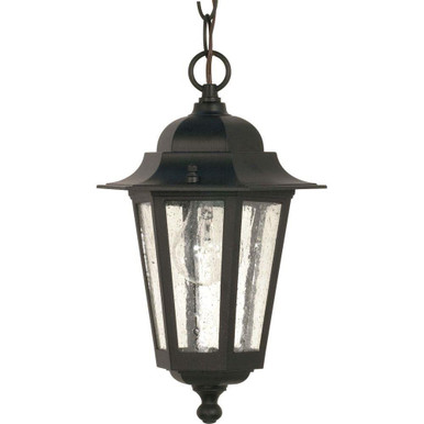Cornerstone 1 Light Outdoor Hanging Lantern by Nuvo - 60/3476