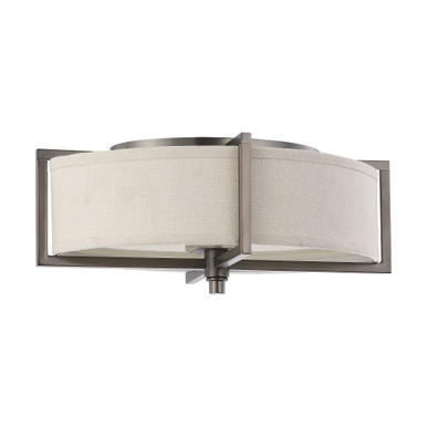 Portia 2 Light 11 Inch Wide Flush Mount by Nuvo - 60/4458