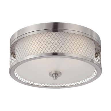 Fusion 3 Light 15 Inch Wide Flush Mount by Nuvo - 60/4691