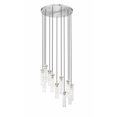 Beau 11 Light Chandelier 12.75 Inches Tall and 24 Inches Wide by Z-Lite - 740P-11R