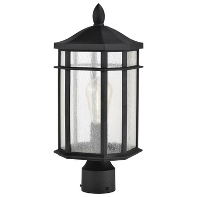 Raiden 1 Light Outdoor Post Lantern 17.88 x 7.5 Inches by Nuvo - 60/5758