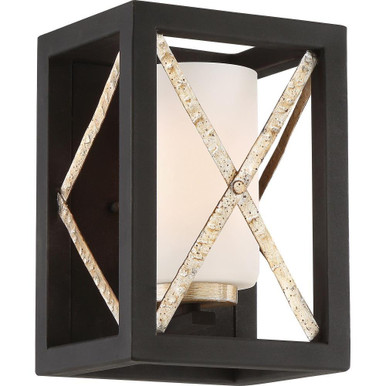Boxer 1 Light Wall Sconce by Nuvo - 60/6131