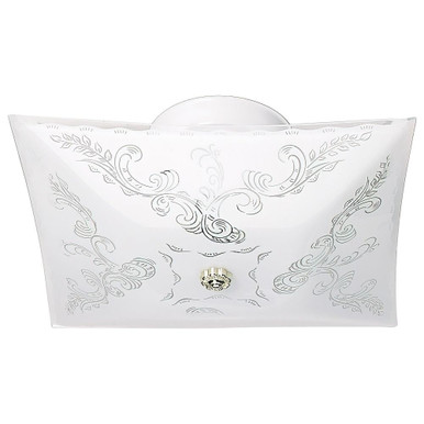 2 Light 11.75 Inch Wide Square Flush Mount by Nuvo 60/6032 - 60/6032