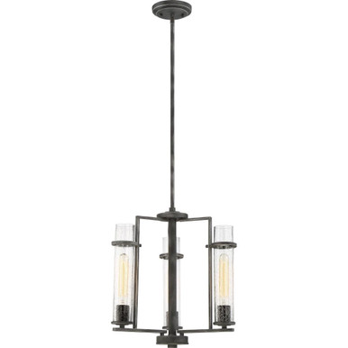 Donzi 3 Light Small Chandelier by Nuvo - 60/6383