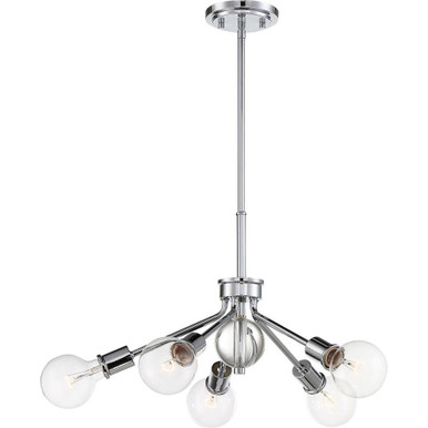 Bounce 5 Light Large Pendant by Nuvo - 60/6565