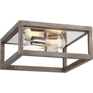 Bliss 2 Light 12.5 Inch Wide Flush Mount by Nuvo - 60/6482