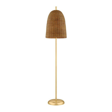 Beatrice 1 Light Floor Lamp 64 Inch Tall and 14 Inch Wide by Mitzi - HL1001401-AGB