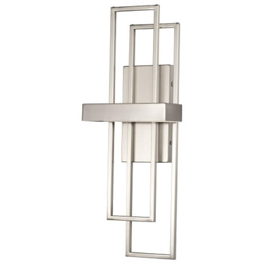 Frame One Module Wall Sconce 7.88 Inches Wide by 20.25 Inches High by Nuvo - 62/105