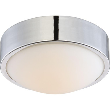 Perk 16W 1 LED 9 Inch Wide Flush Mount by Nuvo - 62/771