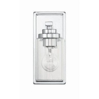 Clark 1 Light Wall Sconce 10 Inch Tall and 4.5 Inch Wide by Craftmade - 20404
