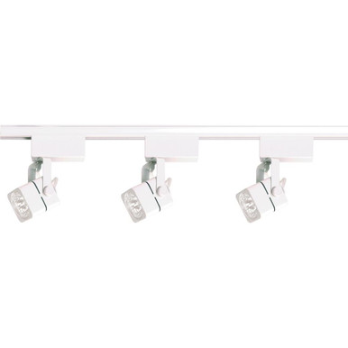 Three Light LV Square Track Kit 5.75 In Wide by 4.5 In High by Nuvo - TK310