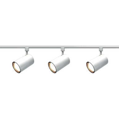 Three Light Straight Cylinder Track Kit 1.5 In Wide by 48 In High by Nuvo - TK318