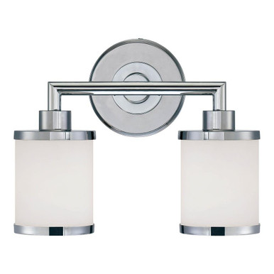 2 Light Bath Vanity 10.5 Inch Tall and 13.75 Inch Wide by Millennium - 222-CH