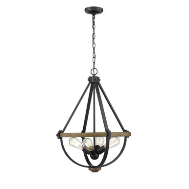 Ellijay 4 Light Large Pendant by Millennium - 2394-MB/WT
