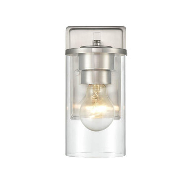 Verlana 1 Light Wall Sconce 8.75 Inch Tall and 4.33 Inch Wide by Millennium - 2701-BN
