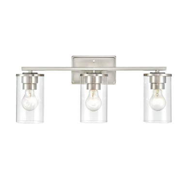 Verlana 3 Light Bath Vanity 9.88 Inch Tall and 22 Inch Wide by Millennium - 2703-BN