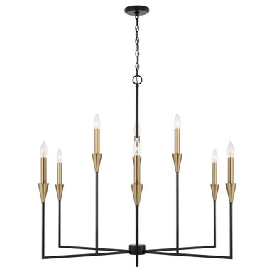 Avant 9 Light Oversized Chandelier by Capital - 451991AB